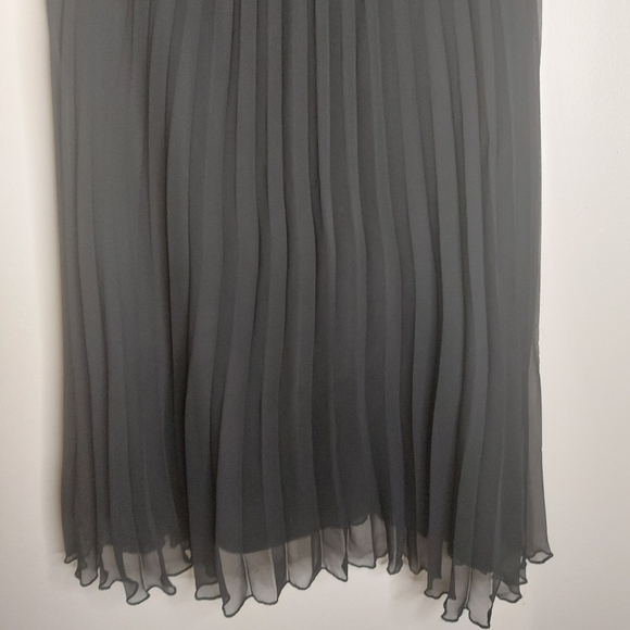 ABS by Allen Schwartz Black Lace Pleated Dress - Picture 3 of 8